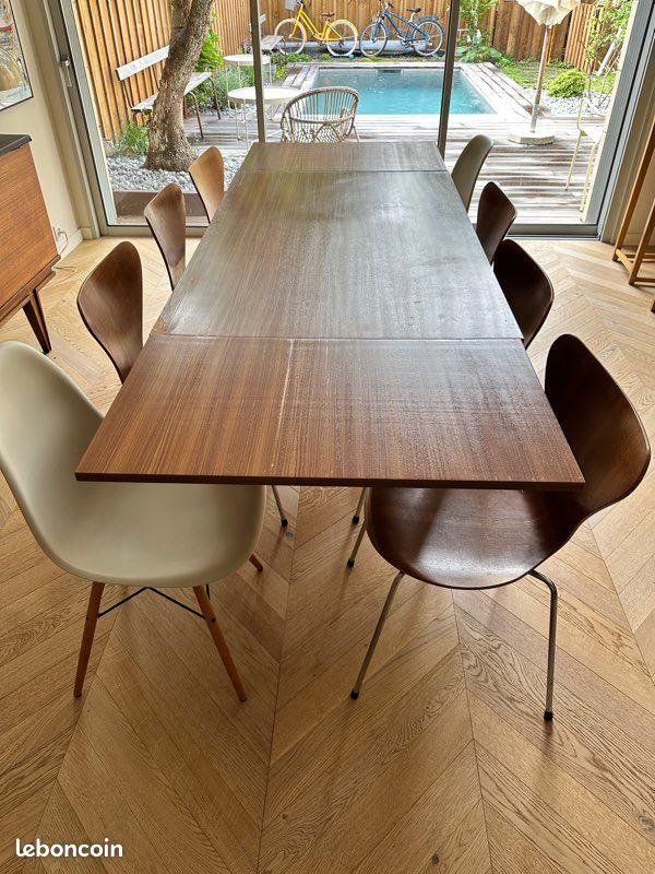 Table vintage extensible style scandinave – année 60/70 (image 3)