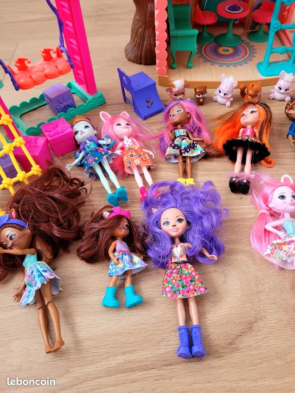Lot enchantimals maison et poupées - Jeux & Jouets