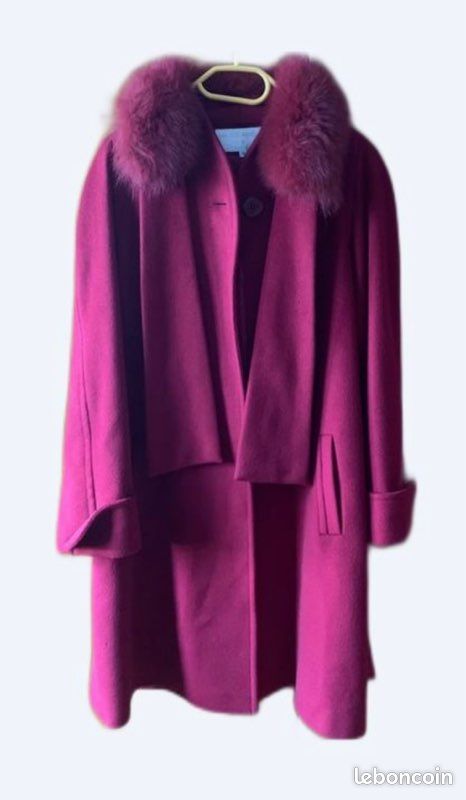 Manteau rouge pour femme (image 1)