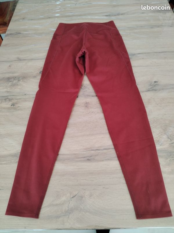 Legging Uniqlo - Xs - Rouge - État : Excellent (image 3)