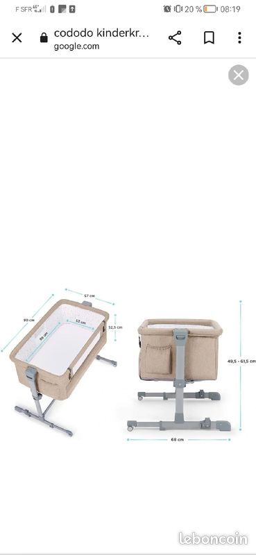 Lit cododo kinderkraft beige (image 2)
