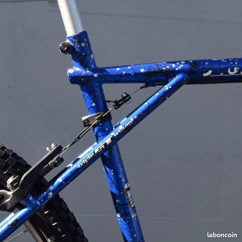 Guidon full vert et holographique gros diamètre Pro Ride avec mousse