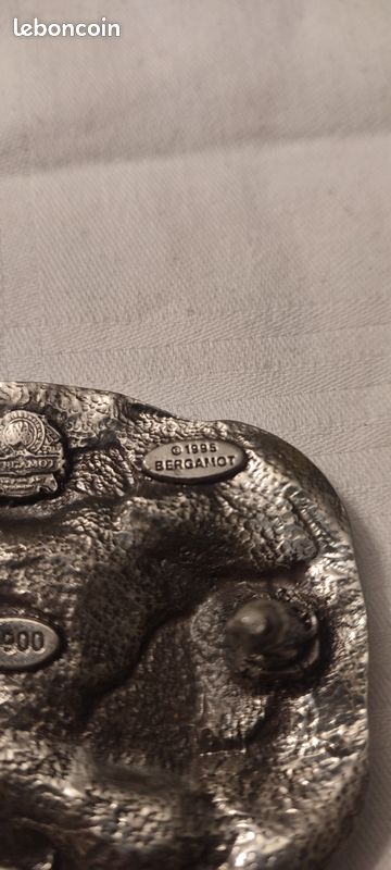 Boucle De Ceinture Vintage En Laiton Avec Un Mignon Koala Mère Et Bébé - Bergamot 1979