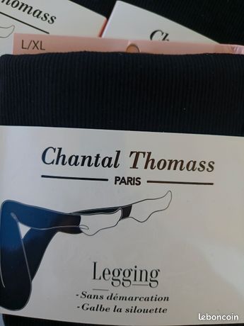Legging Femme Chantal Thomass Paris - Noir - Sans Couture - Opaque - Taille Regular