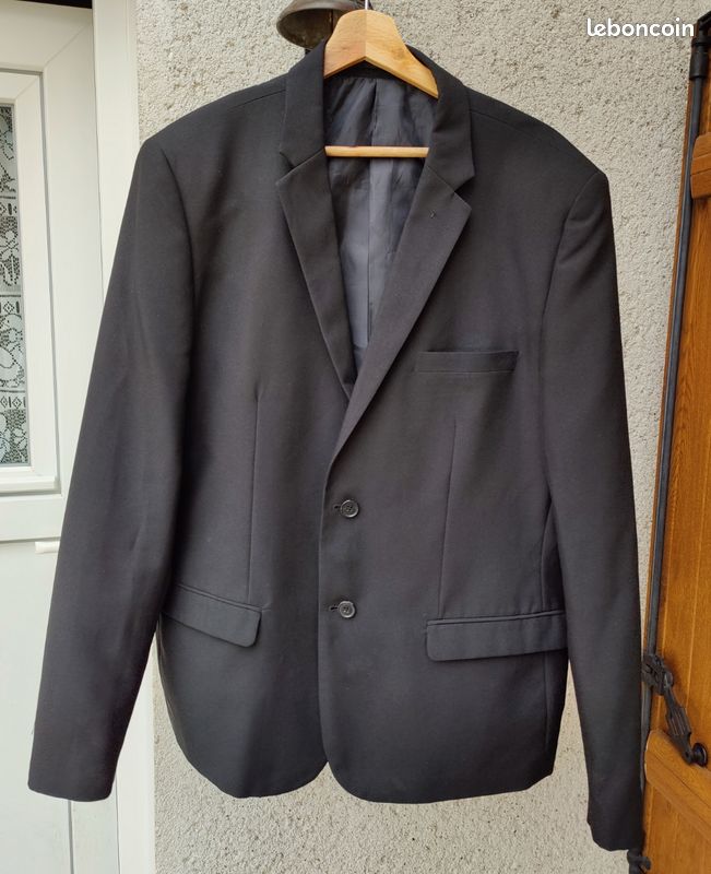 Veste costume noir Gémo homme taille 58 Vêtements