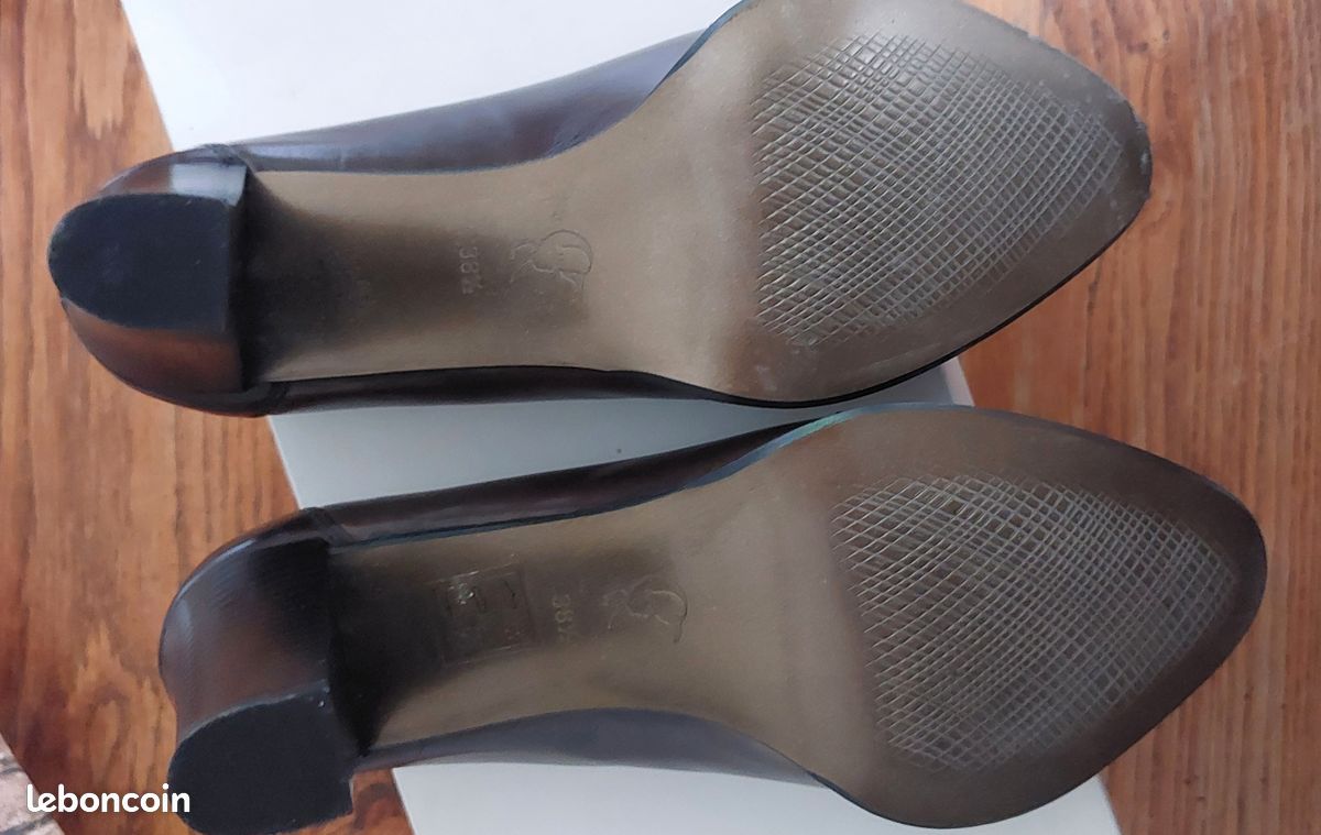Mocassins Femme Zatito En Cuir - Taille 38.5, Marron - Neuf Avec Emballage