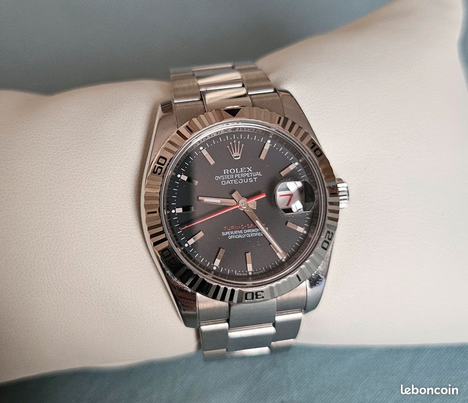 Montre automatique Rolex Turn-o-graph 116264, calibre 3135