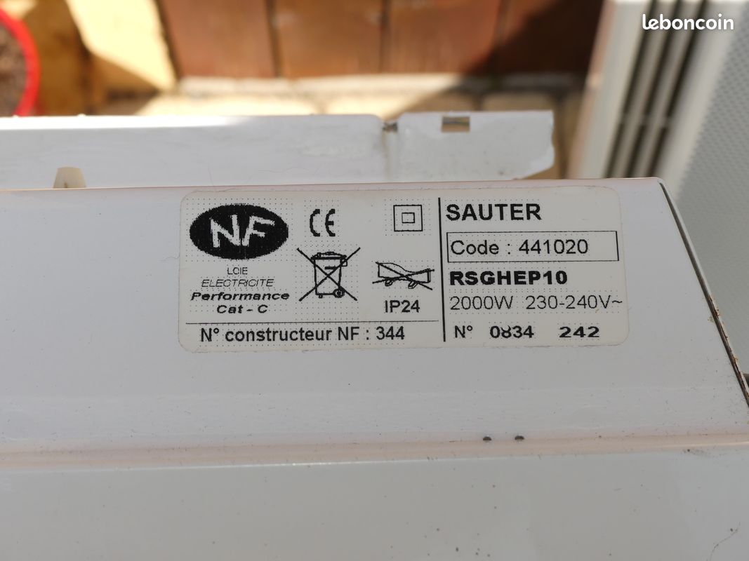 2 Radiateurs électriques Sauter (image 3)