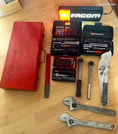 Vide garage Rare clé dynamométrique FACOM R 203 pour douilles 1/4 (image 10)