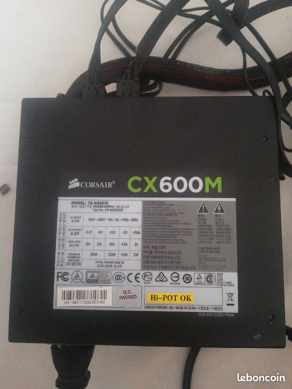 Alimentation Corsair (image 3)