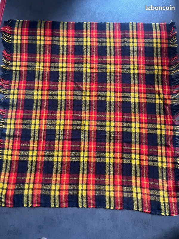Couverture de pique-nique épais et imperméable de couleur vert • Mille