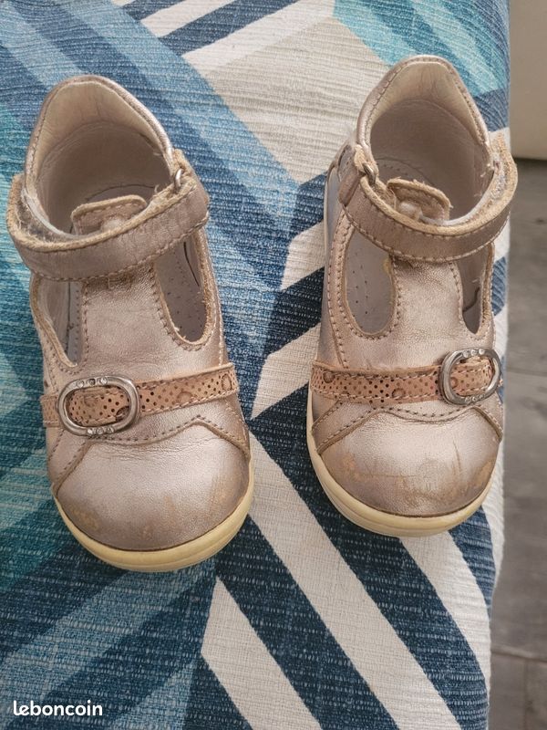 Lot 2 paires chaussures 21 cuir (image 3)