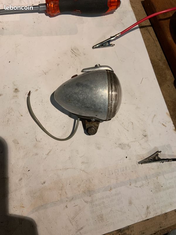 Phare Avant Cibié Pour VéloSoleX – NOS Ancien Stock, D'origine, Jamais Monté