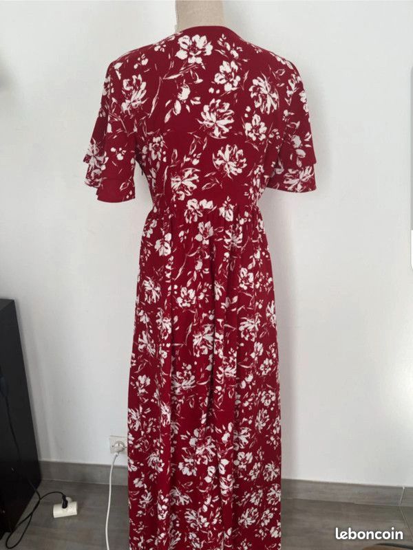 Wrap Dress Robe Shein Rouge SheIn Femme Wrap Cravate Side Scoop