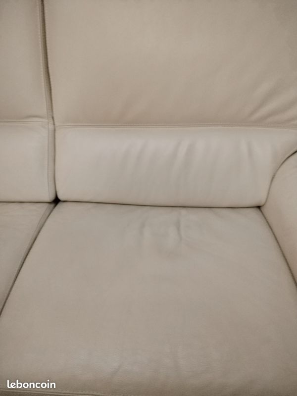 Canapé cuir (image 1)
