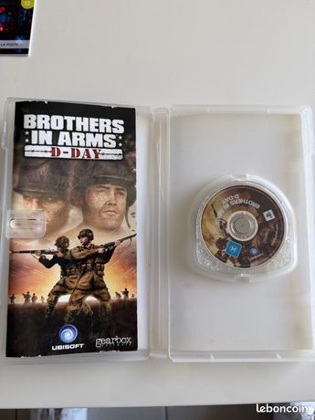 Jeu PSP BROTHERS IN ARMS D-DAY – Complet, En Français, Bon état, Action