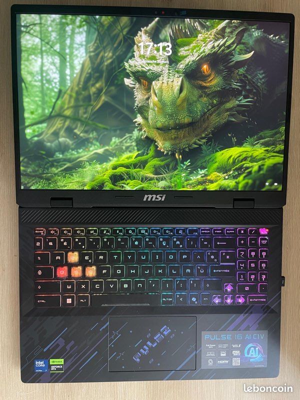 PC portable MSI GAMING PULSE 16 / Lexar SSD Externe 1TO / Logitech G Pro Lightspeed Wireless (image 4)