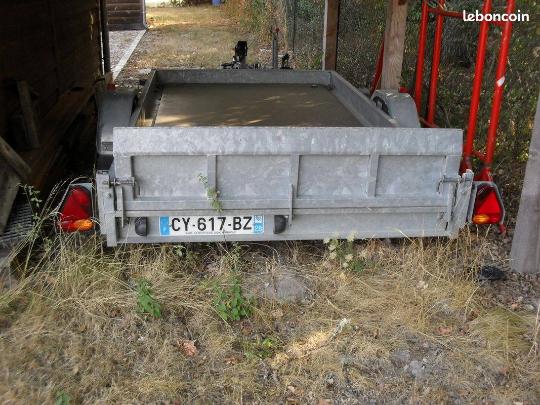 Remorque plateau 1300kgs (image 3)