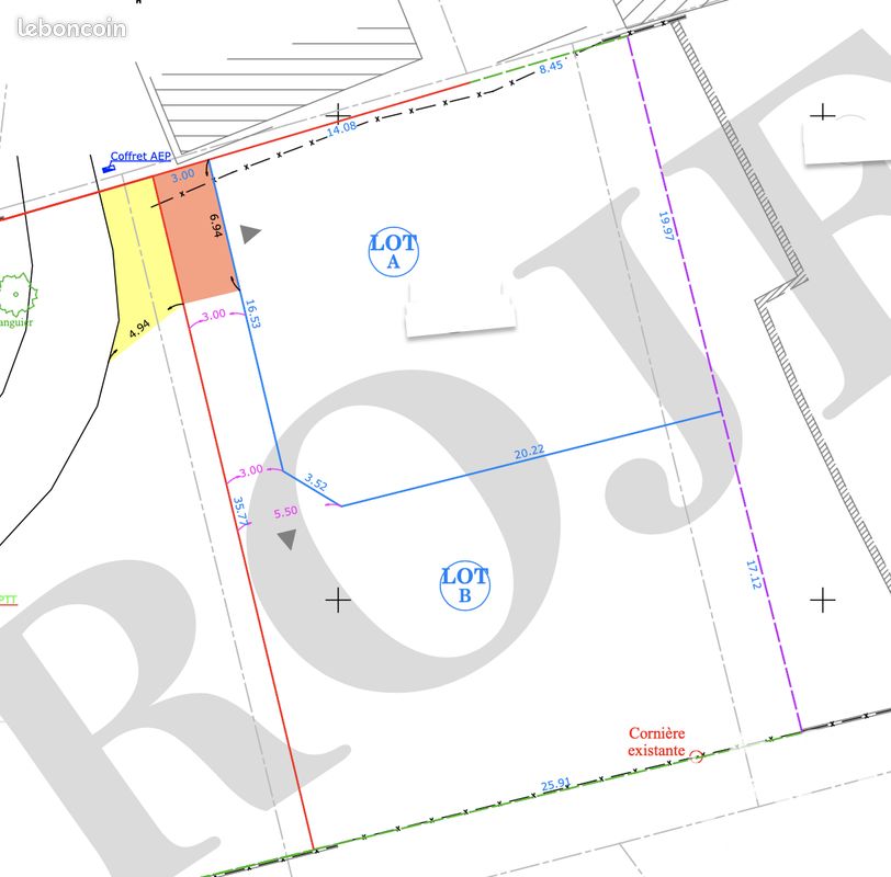 Terrain 438 m² · au Tampon · 438 m² · 145 000 €