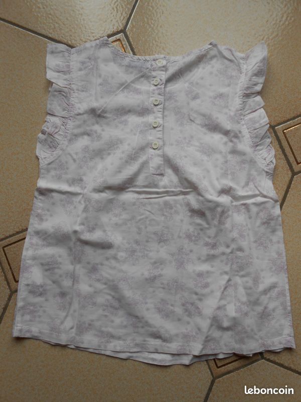 BLOUSE sans MANCHE Okaïdi T 10 ans (image 2)