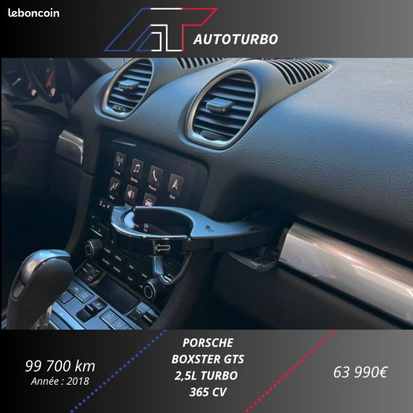 Porsche 718 BOXSTER (982) 2.5 365CH GTS PDK EURO6 (image 10)