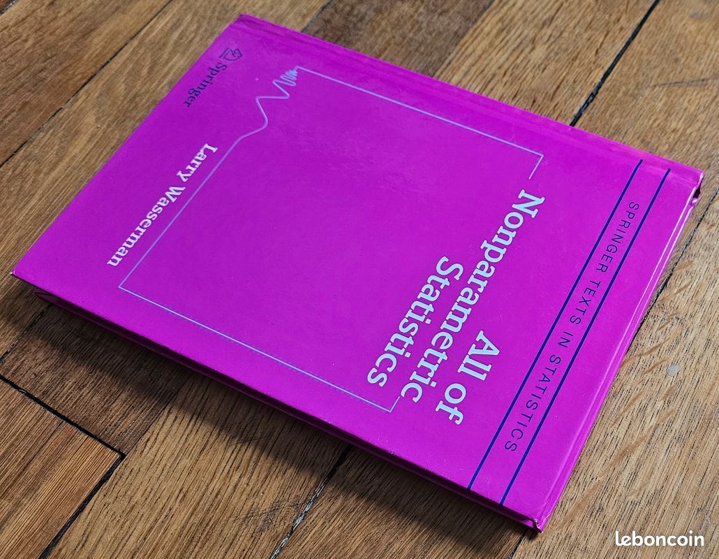 All of Nonparametric Statistics, Larry Wasserman, Springer 2006 (image 4)