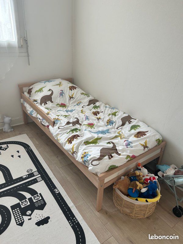 Lit sniglar 70x160 + matelas (image 2)