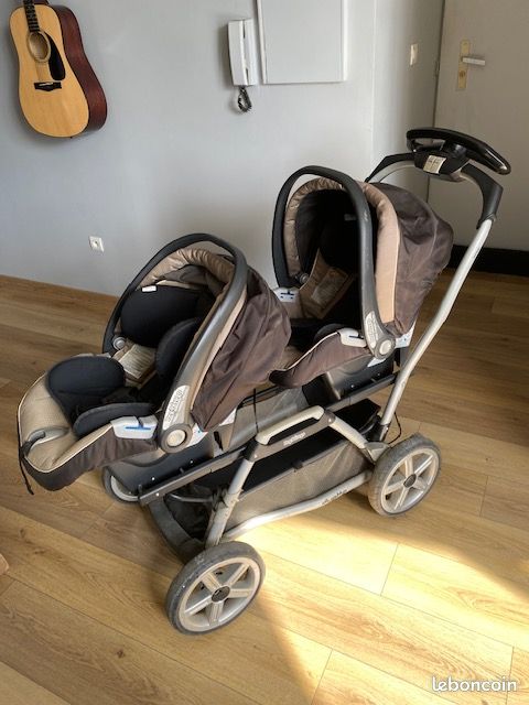Peg Perego Poussette Jumeaux Occasion Belgique Poussette Trio