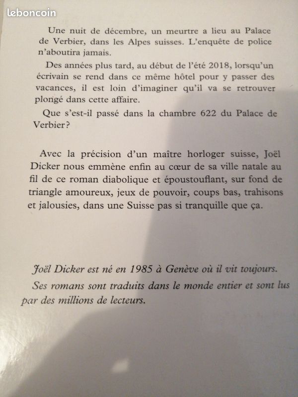 L Énigme de la chambre 622 de Joël Dicker (image 2)
