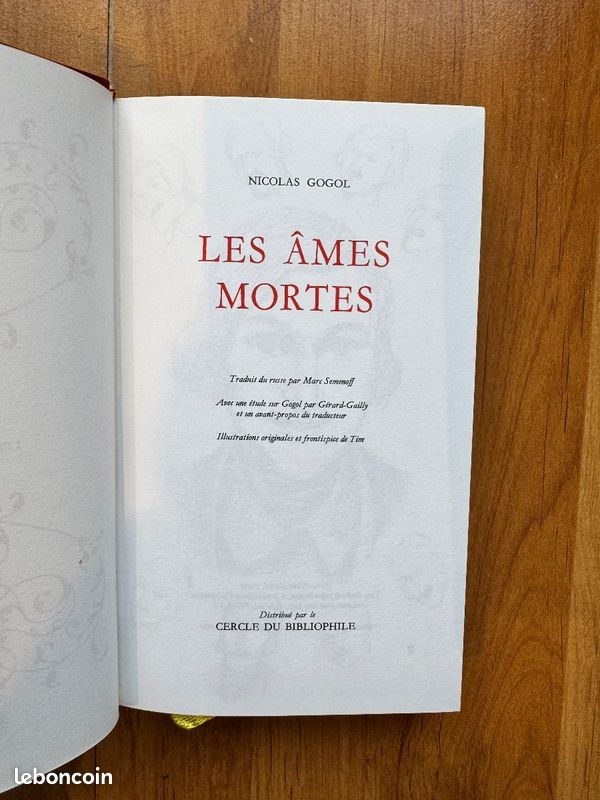 Anna Karenine Tolstoi 3 volumes reliure rouge dorée Cercle Bibliophile bon état (image 10)