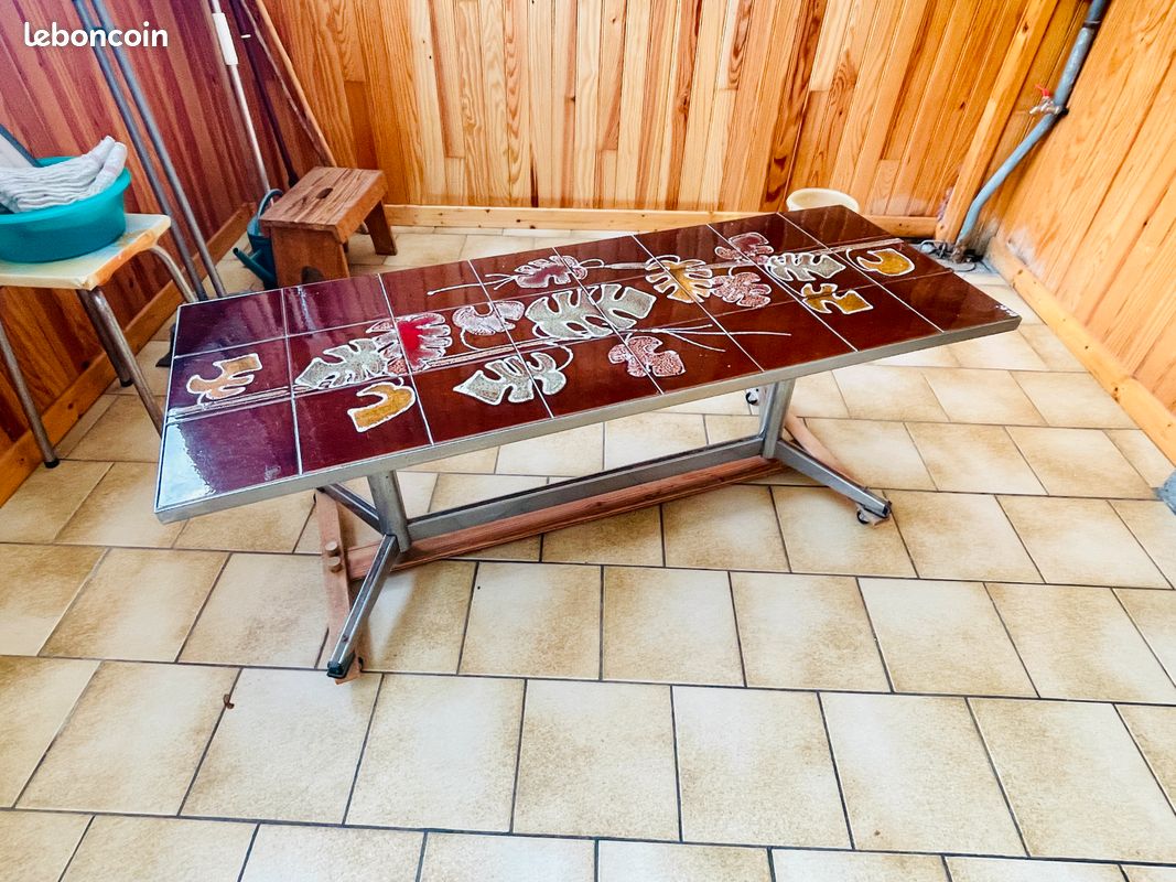Table Basse VINTAGE ADRI VALLAURIS (image 2)