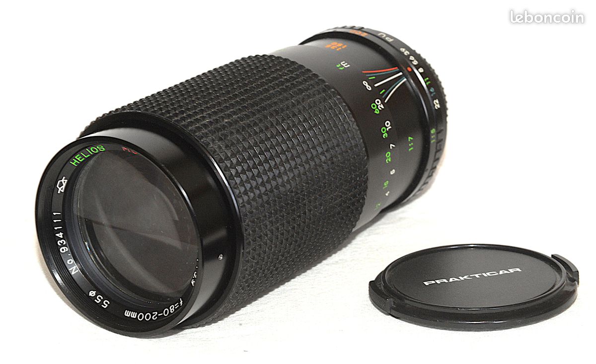 Zoom appareil photo helios 3,9/80-200 tres bon etat (image 2)