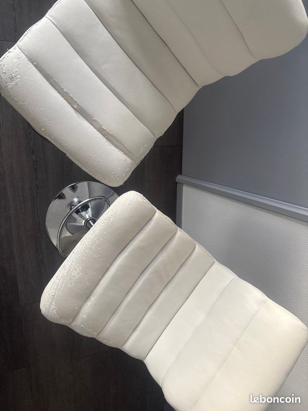 Lot de 3 Chaises blanches conforama de cuisine (image 5)