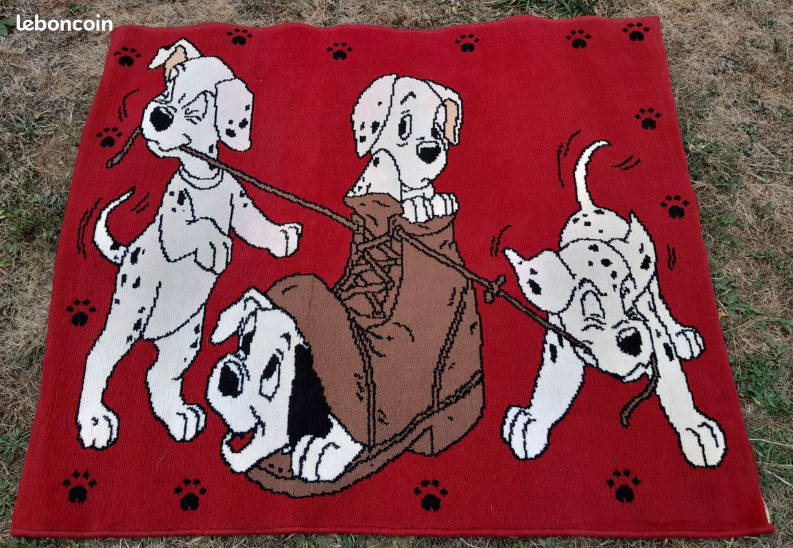 VINTAGE : TAPIS de SOL POUR ENFANTS 113 x 98 TBE (image 1)