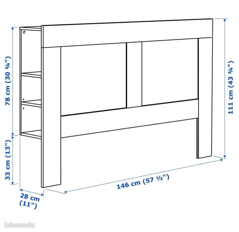 Tête de lit IKEA Brimnes 140 (image 6)