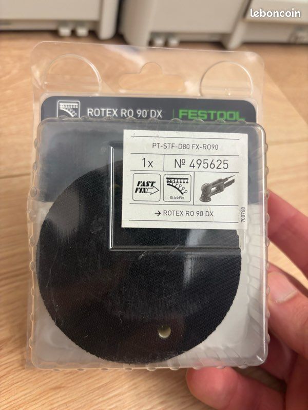 Disque Abrasif Festool ST-STF-LEX 125/90/8-M8 W-HT - Pour Surfaces Planes Et Courbes - Version Souple