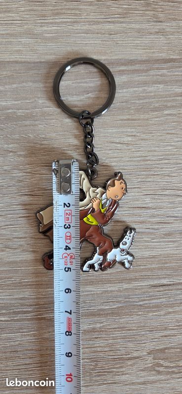 Porte-clés Tintin Et Milou - Accessoire Vintage BD - État D'occasion