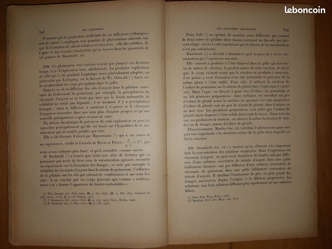 Les Colloïdes - Leurs gelées & leurs solutions - 1921 Paul Bary - DUNOD (image 4)