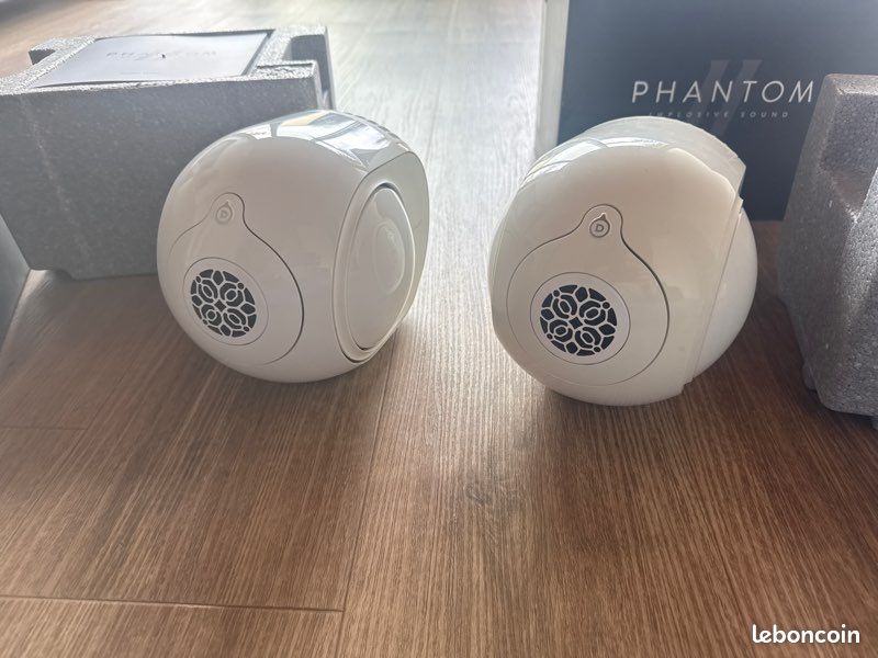 Enceinte Phantom II Devialet Iconic White (image 1)