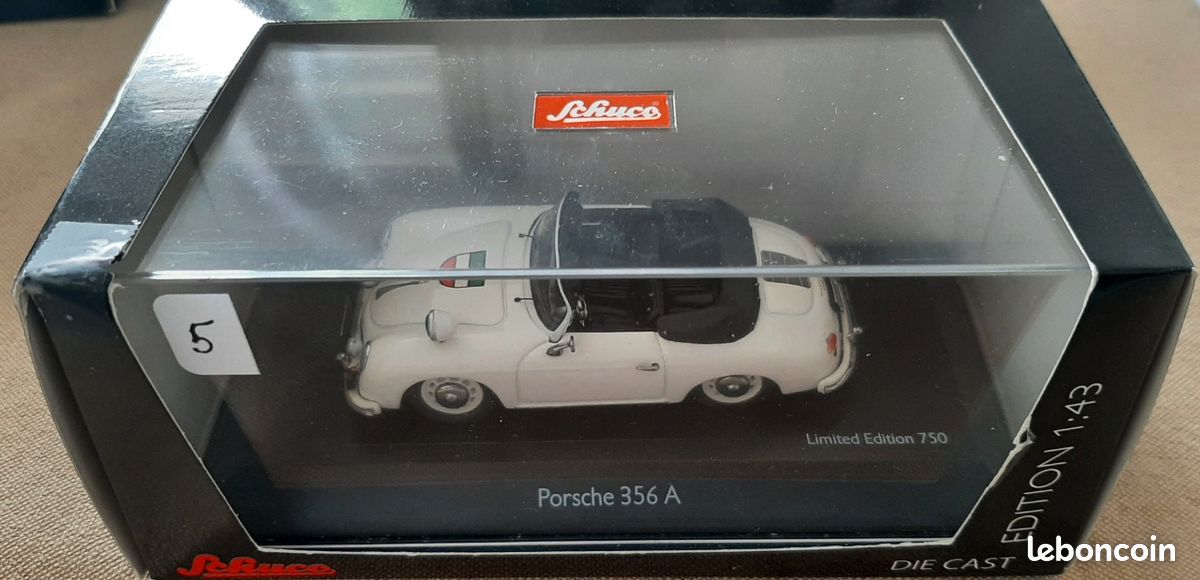 Miniature Minichamps 1/43 Porsche 356 C Cabriolet Police - Édition Limitée - Occasion