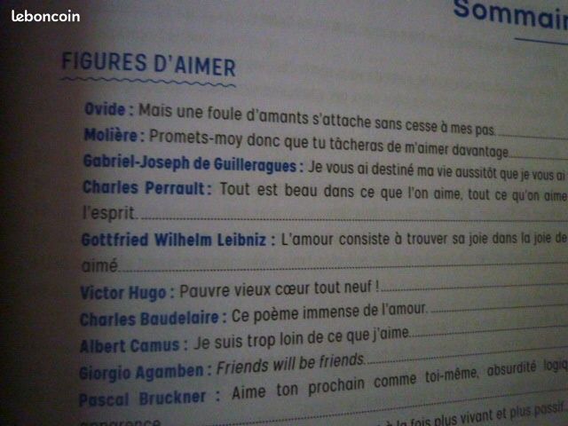 Livre Magies d'aimer " textes sur l'amour , ses mystères littérature philosophie (image 5)