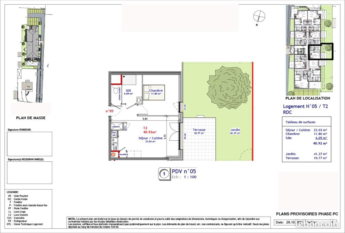 Appartement a louer saran - 2 pièce(s) - 40 m2 - Surfyn