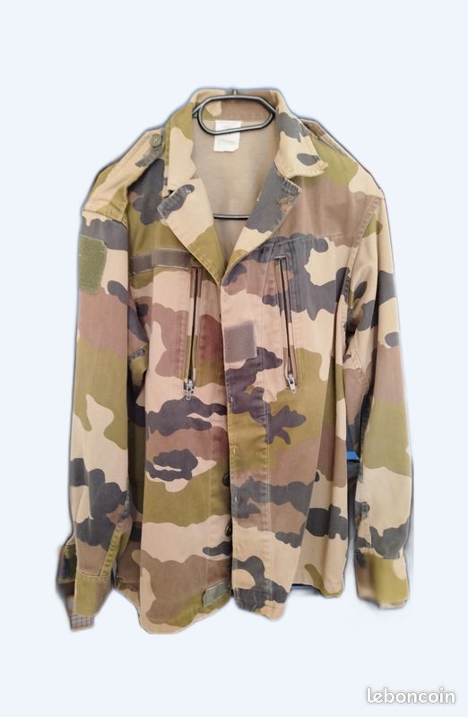 Chemise Militaire Camouflage Mageco Villefranche - Taille XL - Manches Courtes - Pêche, Chasse