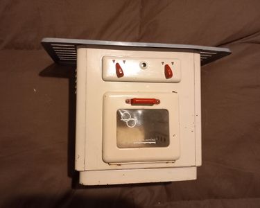 Jouet Ancien - Gazinière La Benjamine CS Jouets - Cuisinière Miniature Vintage