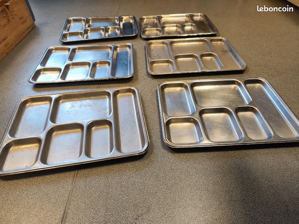 Assiette Plateau Militaire Suisse PRINTEMPS - Inox 18/8 - 9 Pouces - Camping