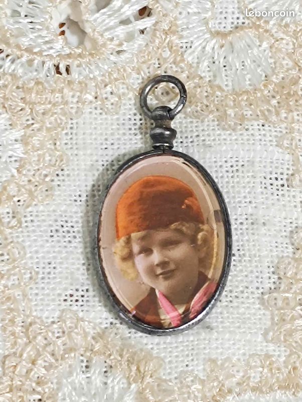Ancien Pendentif porte photo Montres Bijoux