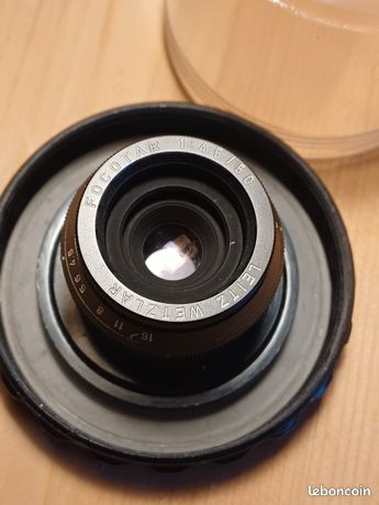 Objectif Leitz Wetzlar Elmaron 250mm F/4 – Pour Projecteur – Occasion (léger Voile)