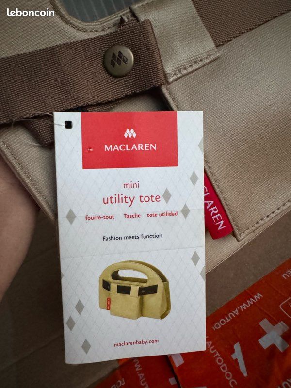 Organiseur de poussette Maclaren Mini Utility Tote NEUF AVEC ÉTIQUETTE (image 2)