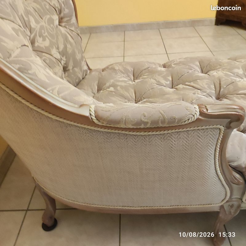 Méridienne de style Régence Louis XV «canapé» (image 5)