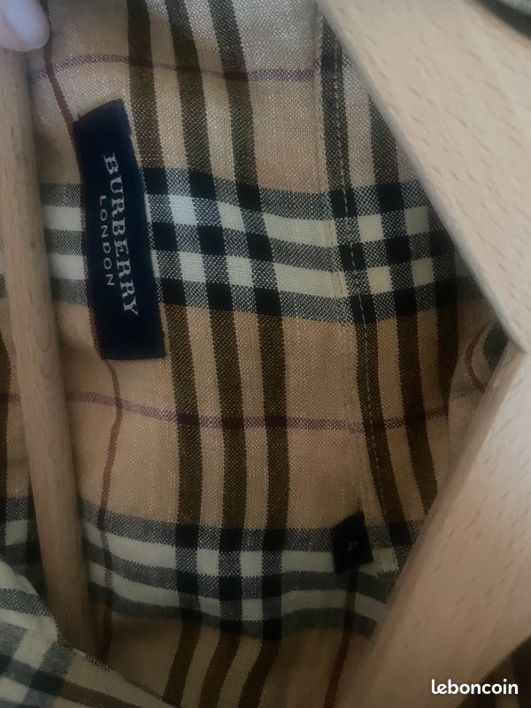 Chemise Burberry Homme en Lin (image 5)